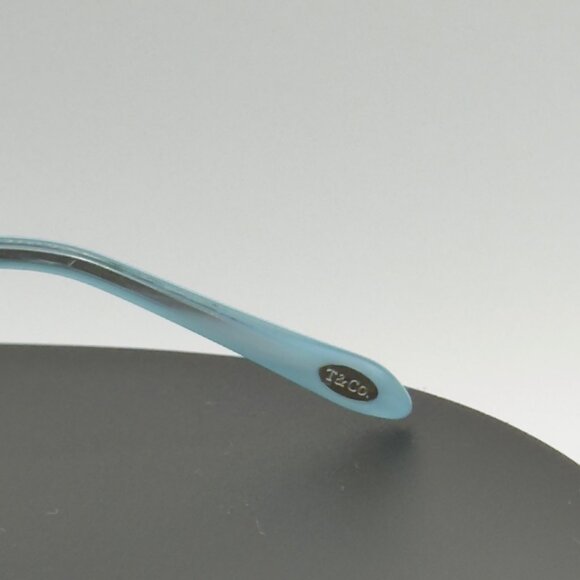 Tiffany TF1111-B 6097 Italy Black Silver HalfRim Eyeglasses Frames Women NOTE - Picture 5 of 10